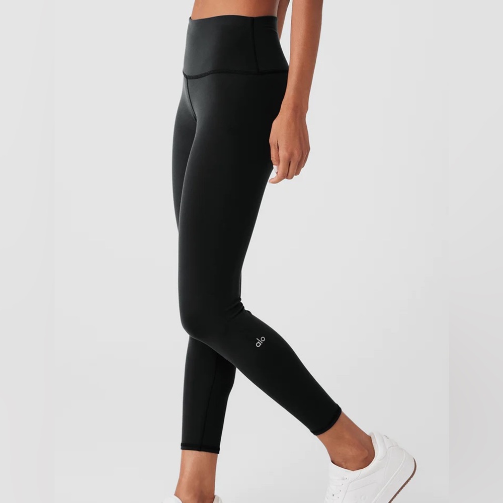 Alo Yoga 7/8 High-Waist Airbrush Legging - Black